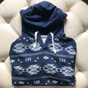 American Eagle Aztec Pattern Hoodie